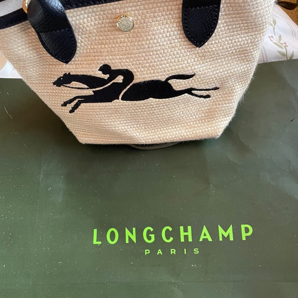 Longchamp Le Panier Pliage Small Top Handle Bag - Picture 6 of 8